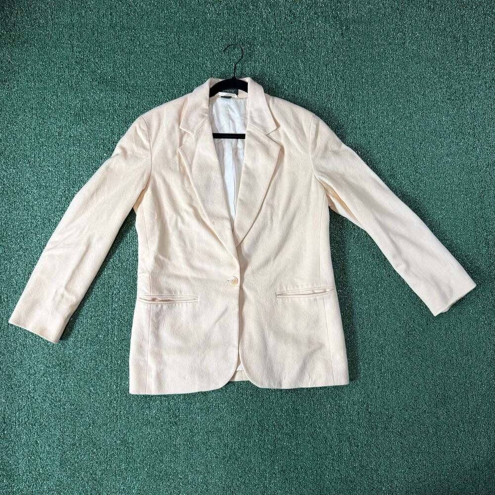 J.Crew Vintage Wool and Cashmere Blend One-Button Blazer Jacket